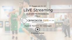 Ingrocer Mombrini BK Caravaggio - Azzanese Basket, Promozione Bergamo