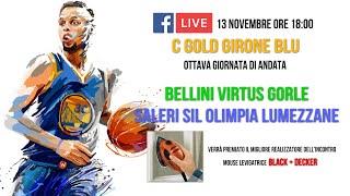 Bellini Virtus Gorle - Saleri Sil Olimpia Lumezzane     55 - 75    Live del 13 novembre